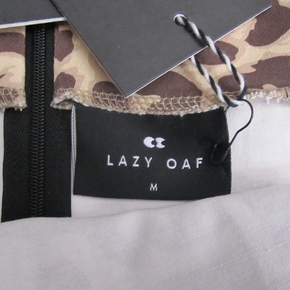 NWT Lazy Oaf Leopard Heart Mini Dress - M - Picture 8 of 11